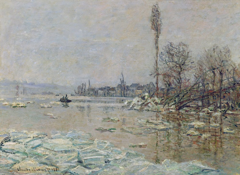 氷の崩壊、1880 | クロード・モネ